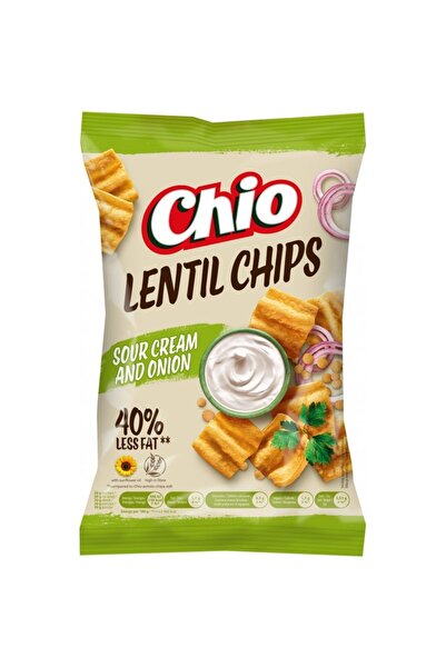 chio Snack Lentil Chips cu gust de smantana si ceapa 65g