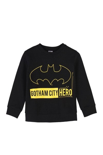Batman Sweatshirt, cotton, long sleeve, black, Gotham City Hero