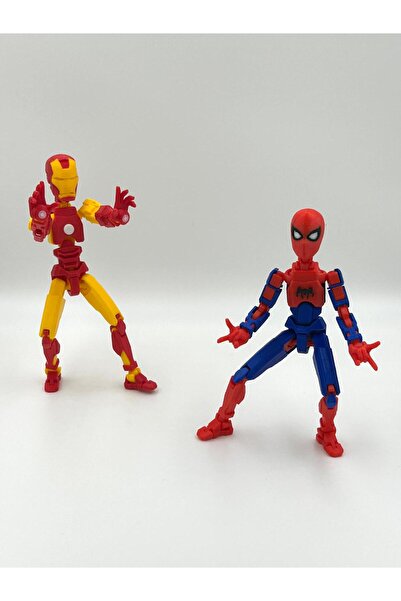 WELLCUT Ironman & Spider man – İkili Marvel Kahraman Dummy Figür Seti