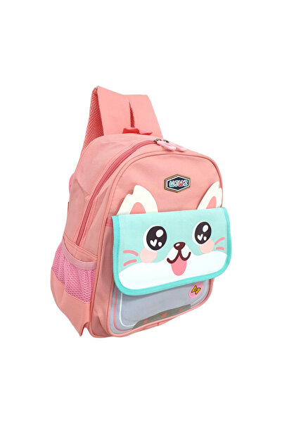 OEM Ghiozdan școlar și de grădiniță, 32 x 26 x 15 cm, 1 compartiment, roz, GS40