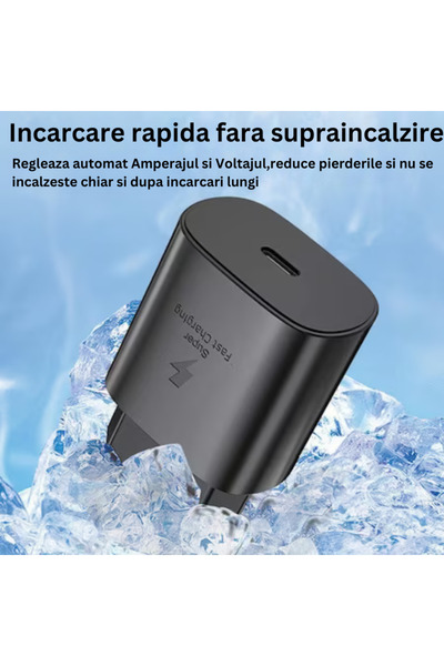 D&K WONDER Samsung, iPhone, Υπερταχύς φορτιστής 45W, καλώδιο USB Type-C + Type-C 5A