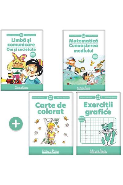 Editura Diana Pachet educational 5-6 ani, M. Andreianu (Set + Ex