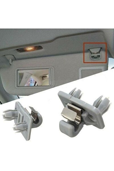 Genel Markalar Audi A1- A3 - A4 - A5 - Q3 - Q5 Modeller İçin Güneşlik Klipsi Gri