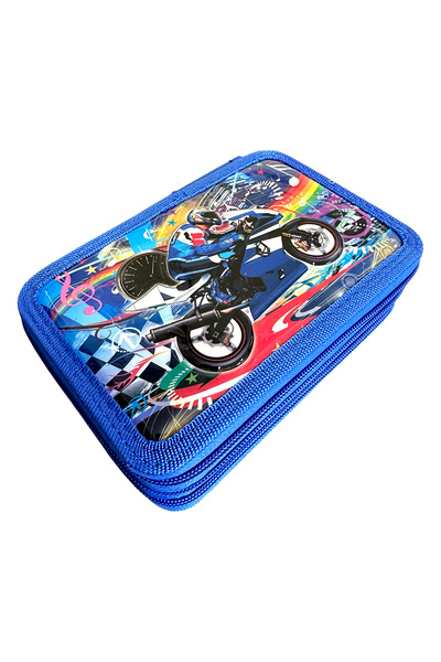 OEM Pencil case equipped with 34 pieces, 3 compartments, for boys, PNB05