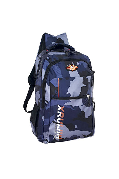 OEM Rucsac camuflaj bleumarin XRU, 47 x 35 x 20 cm, 3 compartimente, RS20