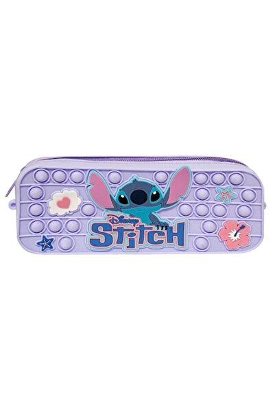 Vervo.ro Penar din silicon, Stitch Pop It, Lila Melange, 20x3.5x8 cm