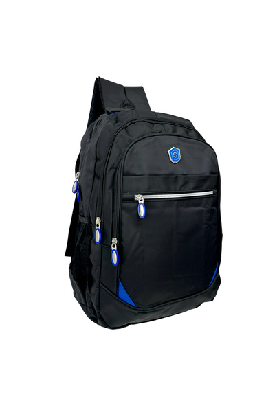 OEM Fashion backpack blue, 45 x 35 x 20 cm, 3 compartments, RS29