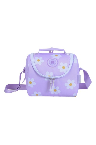 Pause LUNCH BAG Purple Flowers