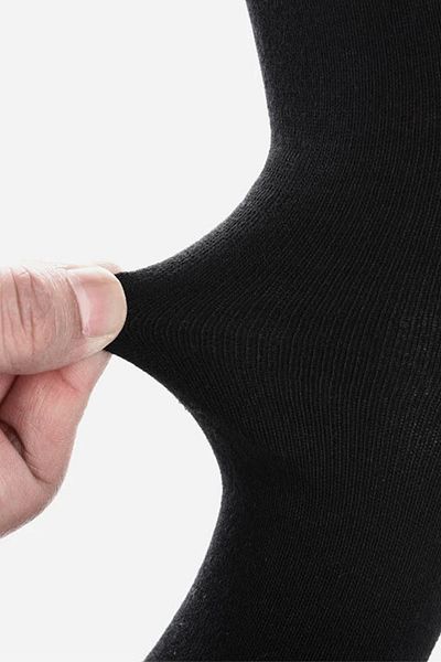 HRN Textile 6-Piece Men's Cotton Plain Long Socks – Anti-Sweat and Odor