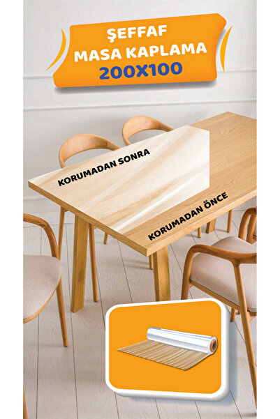 senavia farkınızı yansıtın Transparent Table Covering Table Protector Self-Ad...
