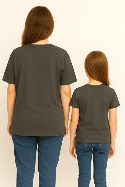 SVART WEAR Mama Mini Leopard Mother Daughter Matching T-Shirt Set T-Shirt Twin Mother Daughter Oversize (Single Price)