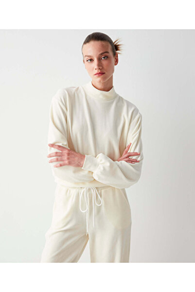 İpekyol Γυναικείο φούτερ εκρού