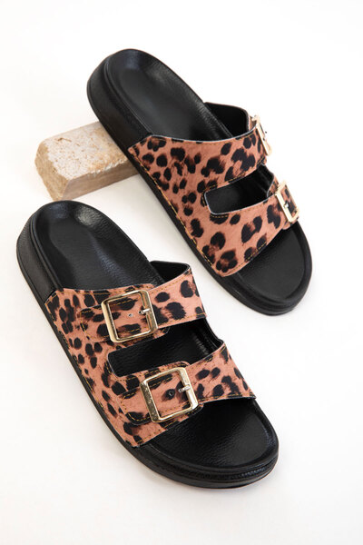 SOHO Leopar Kadın Terlik 20784