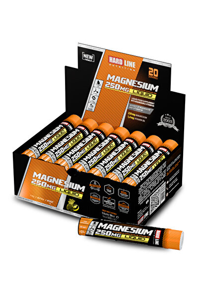 Hardline Magnesium Liquid-shot 250 Mg 20 Adet (MAGNEZYUM SİTRAT)