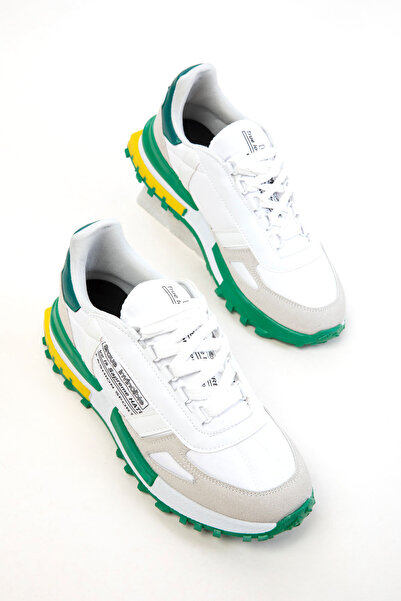 SOHO Ice-White-Green ανδρικό αθλητικό παπούτσια 20824