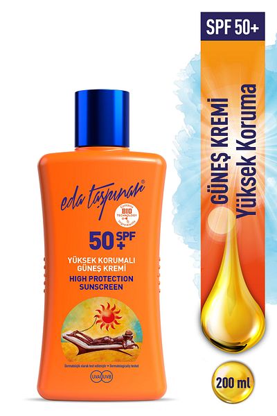 Eda Taşpınar كريم حماية عالية من الشمس SPF50+ 200 مل