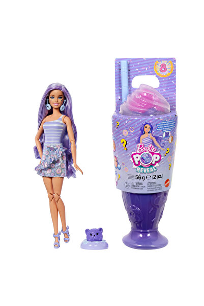 Barbie ® Pop Reveal™ Bebek, Pop Reveal Atıştırmalık Serisi, Çörek Düşkünü Hayalperest Bebek JFY60