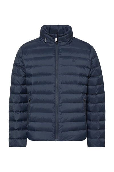 Calvin Klein Ls Nylon Lt Wt Hooded Fz Puffer