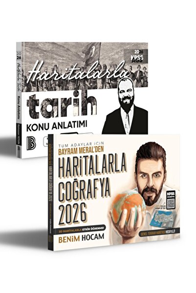 Benim Hocam Yayınları 2026 KPSS AGS Haritalarla Tarih ve Coğrafya Konu Anlatı...