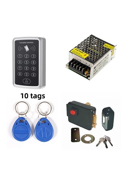 SONEX Rfid Password Door Lock Full System – Apartment Door Automatic, 10 Prox...