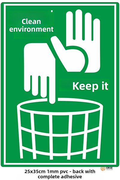 Orse Reklam الحفاظ على نص نظيفة البيئة