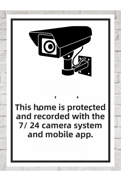 zafrakreklam يتم حماية هذا المنزل وتسجيله مع نظام الكاميرا والتطبيق المحمول ع...