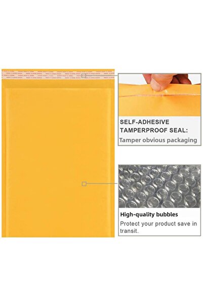 Choice 20PCS/Lot Kraft Paper Bubble Envelopes Bags Different Specifications Mailers Padded Shipping Enve...