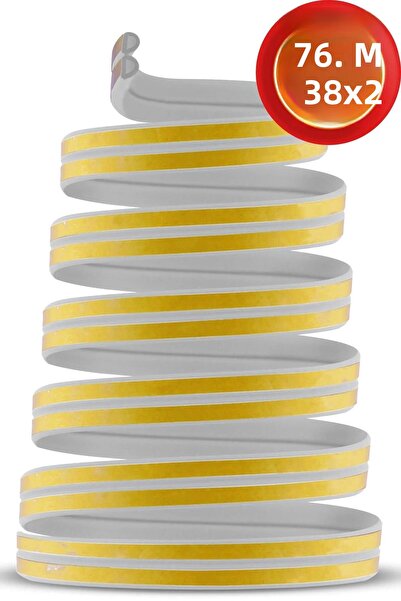 Ozsport 38x2=76 Mt Bandă izolatoare impermeabilă pentru izolare fonică și termică - Bandă pentru uși și ferestre (BYZ)