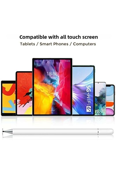TEKNETSTORE 2in1 High Sensitivity Touch Drawing Pen Compatible with iPad 10.2 2021 (9th generation)