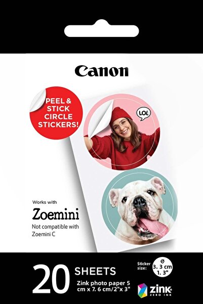 Canon Φωτογραφικό χαρτί Zink Circle (20 ΤΕΜΑΧΙΑ)