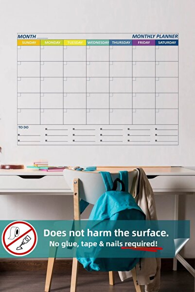 Pi Papers Planificator lunar, planificator, hârtie inteligentă fără adeziv, c...