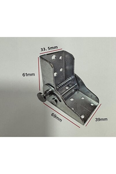 ARON (2 PIECES) MULTI-PURPOSE FOLDABLE FOOT APPARATUS DESK - SHELF FOOT APPARATUS 33.5mm x 61mm x 69mm x 39mm