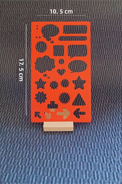 Karmelom Studio Bullet Journal Template Ruler - Model Images