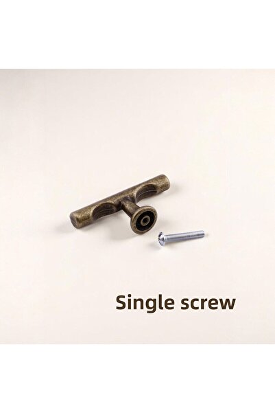 Badem10 Tray Tumbled Antique Yellow Metal Handle Knob Furniture Drawer Kitchen Cabinet Cupboard Modern Cover Handles