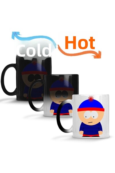 Baskı Dükkanı ساوث بارك إريك كارتمان 017 كوب سحري من البورسلين