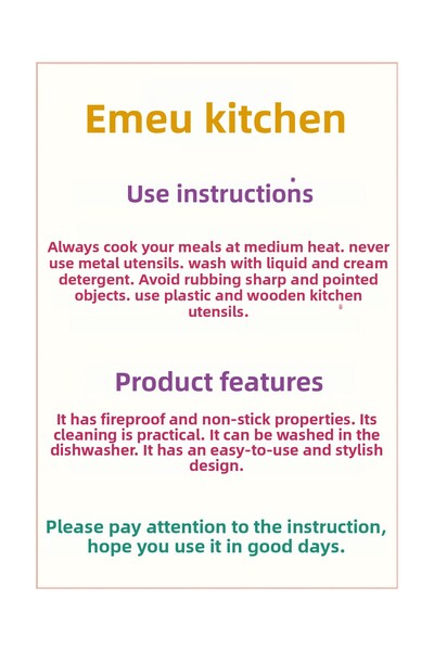 EMEL 26 Cm Granite Crepe Pan