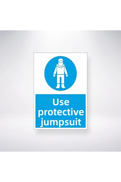 Reysa Tasarım استخدام المعطف الواقي مقاس 21 × 28 ملصق سلامة العمل اللاصق على ...