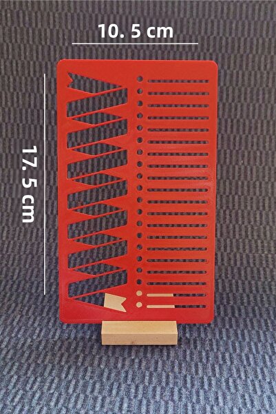 Karmelom Studio Panglică decorativă Bullet Journal și riglă pentru șabloane d...