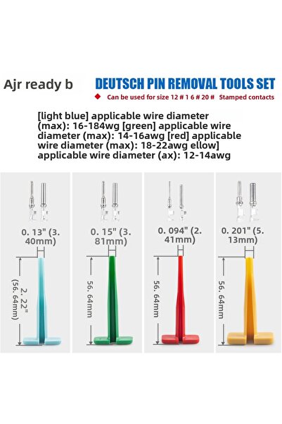 Choice أداة استخراج دبابيس ST5267 JRready لجهات الاتصال الصلبة/المختومة، أداة...