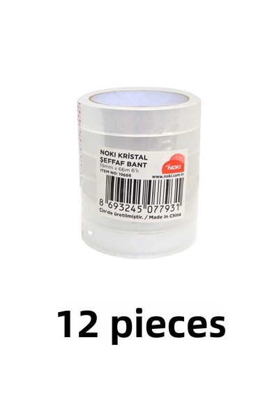 Noki 12 Τεμάχια 19x66 Διαφανής Κρυστάλλινη Ταινία Χρημάτων