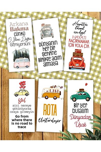 Pankart Evi - بطاقة عرض موتو مكونة من 6 قطع للسفر