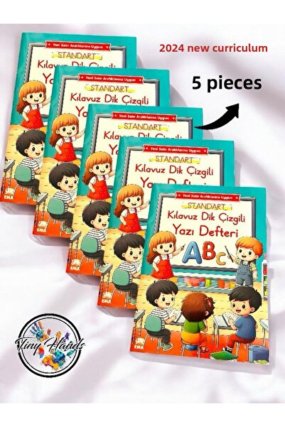 tiny hands Noua listă de cursuri Bloc de scris frumos A4 19x27 cm 24 coli 5 b...