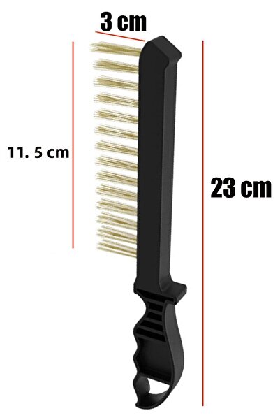 Badem10 Kendo Wire Brush Plastic Handle Dirt Rust Cleaning Brush 23 Cm