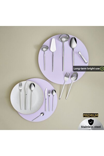 Karaca 91 Pieces 304 Stainless Steel - 12 Person Boxed Fork Spoon Knife Set &...