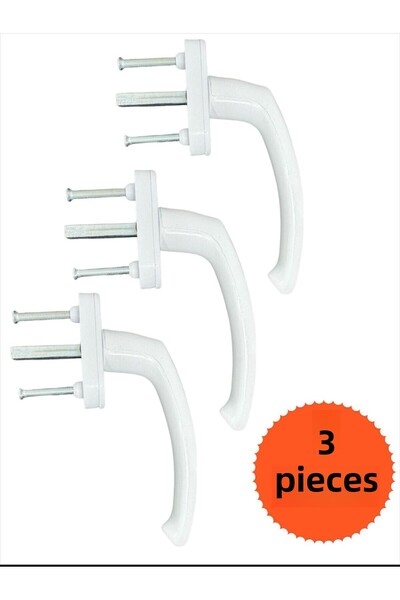 TEDARİKDEPOM Sena 3 Pieces Plastic Window Handle
