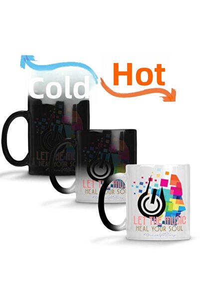 Baskı Dükkanı كوب بورسلين بطباعة غنائية سحرية