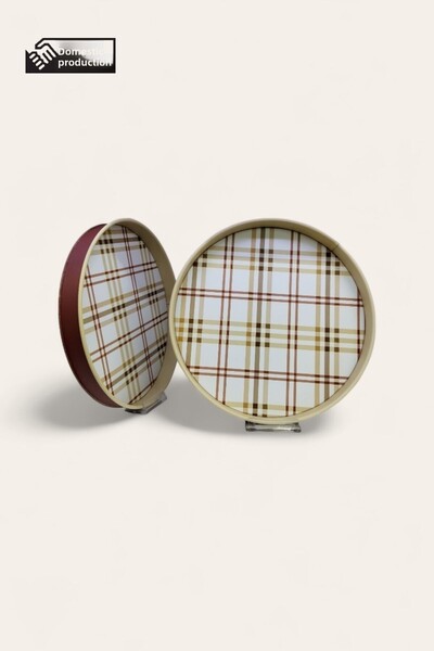 kmskumsar Custom Printed Colorful Round Metal Tray