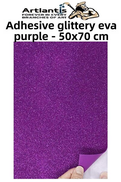 Artlantis Adhesive Glitter Eva 50X70 cm 1 Piece Glitter Adhesive Eva Sponge S...