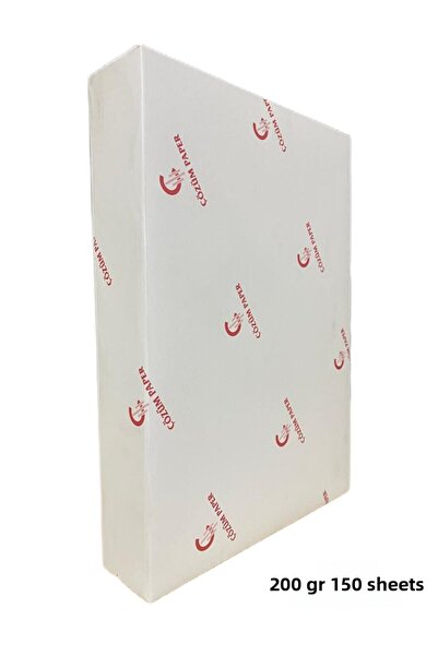 ÇÖZÜM KAĞIT ورق نسخ A4 - 200 جرام 150 ورقة، جراماج
