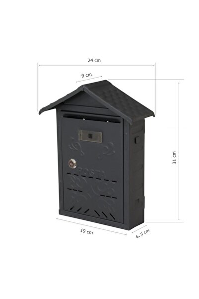 EYM Akşan Metal Roofed Mailbox